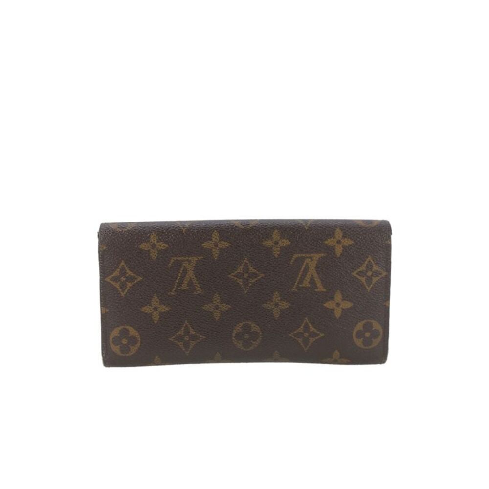 Louis Vuitton Womens Monogram Coated Canvas Emilie Wallet 7.5" - Picture 5 of 11